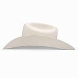 RESISTOL Men's 2X Pageant Wool Felt Cowboy Hat White 6 3/4