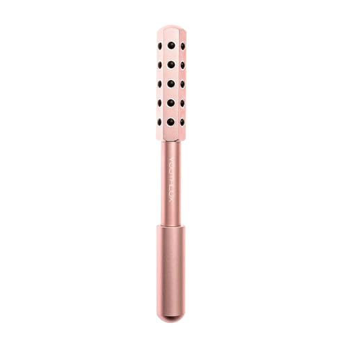 YOUTHLUX Radiance Roller - Germanium Stone Uplifting Face Beauty Massage Tool/Roller/Wand for Skin Tightening, De-Puffing, Sculpt/Lift, Anti-Aging | Uplift Face Roller, Facial Roller (Rose Gold)