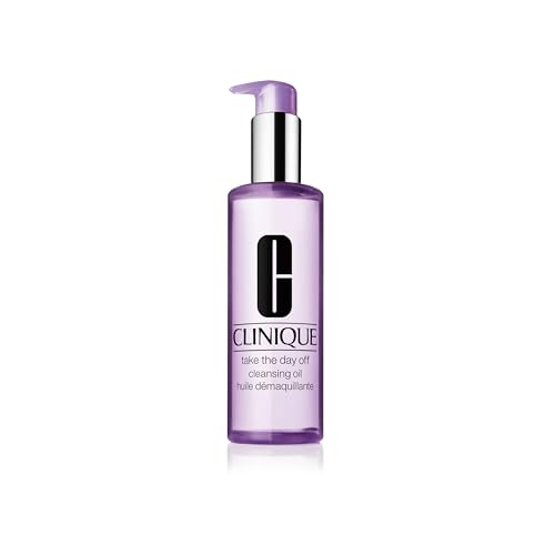 Clinique Take The Day Off Cleansing Oil Makeup Remover For All Skin Types | Dissolves Makeup + Sunscreen, 6.7 Fl Oz