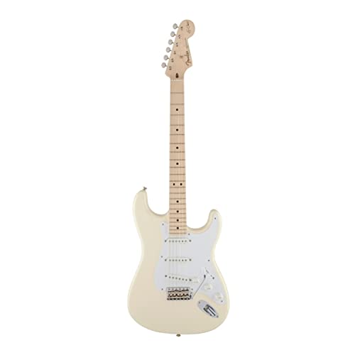 Fender Eric Clapton Stratocaster Electric Guitar, Maple Fingerboard - Olympic White