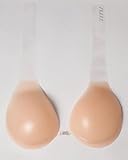 Breast Lift Sticky Bra Backless - Strapless Bra for Big Busted Women Silicone Adhesive Invisilift Bra Lift Up DDD Nude