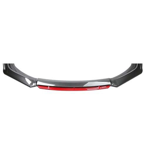 HDJGASJBKG Car Front Spoiler for Ford Flex 2008 2009 2010 2011 2012 2013 2014 2015 2016 2017 2018 2019, Bumper Lip Separator Protector Modified Accessory,Red