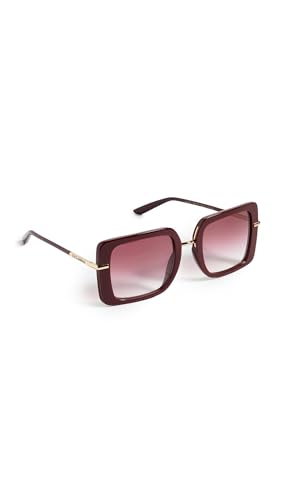 Dolce & Gabbana Women's 0DG4491 Sunglasses, Bordeaux, Red, One Size