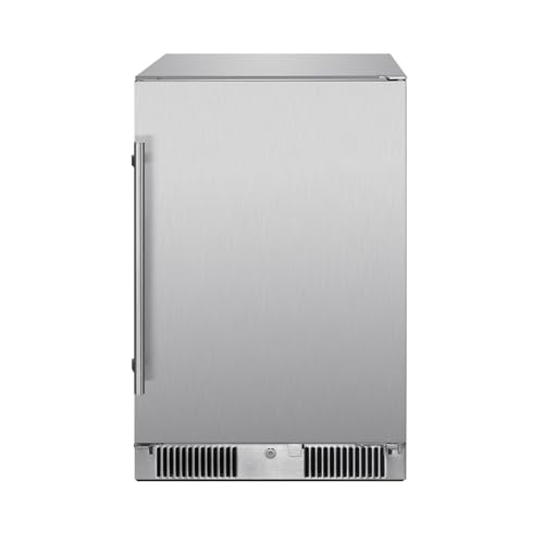 Blaze 20-Inch 4.3 Cu. Ft. Outdoor Rated Refrigerator w/Lock - BLZ-SSRF20-4.3