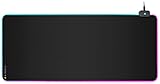 CORSAIR MM700 RGB Extended Cloth Gaming Mouse Pad - 36.6" x 15.8" - 360° RGB Lighting - Two USB Port Hub - Thick Rubber - Black