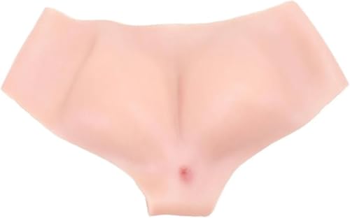 Realistic Vagina Panties Butt Control Hip Enhancer Triangle Underpants for Crossdressers Transgender(Color2,Basic)