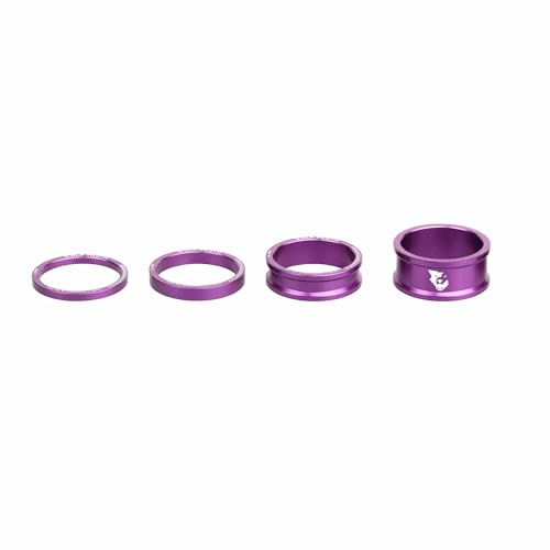 Wolf Tooth Precision Anodized Headset Spacers (Purple, 3, 5, 10, & 15mm)