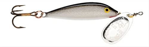 Blue Fox Rapala 68-50-623IC Minnow 1/4-Ounce Fishing Spinner, Size 2, Silver Finish