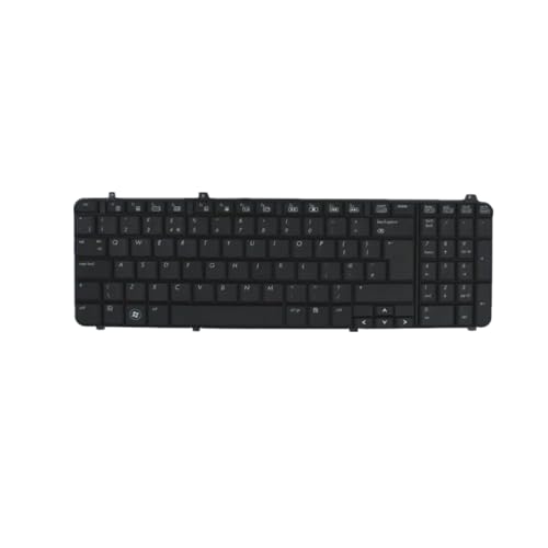 fqparts Laptop Keyboard for HP Pavilion dv5-1000 dv5-1020tx Black UK English Layout