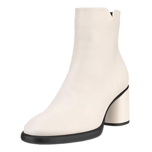 ECCO Women's Sculpted Luxury 55MM Ankle Boot, Limestone, 8-8.5