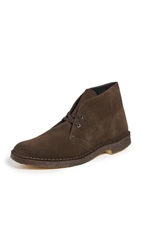 Clarks Men's Desert Boots Chukka, Brown Suede, 11