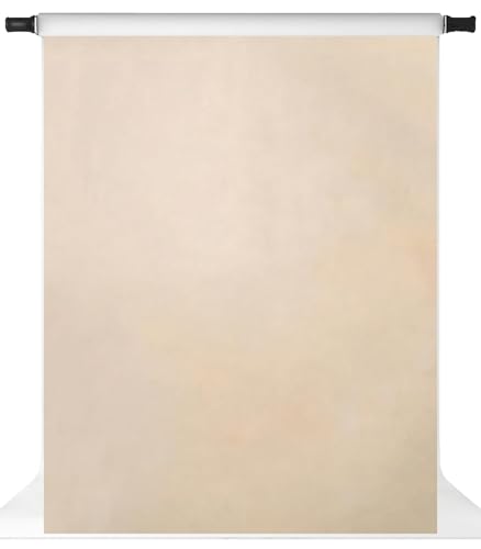 Kate Beige Photography Backdrop Simple Neutral Tone Background for Portraits, Product Shots, Video Photo Studio Prop, 5x7ft