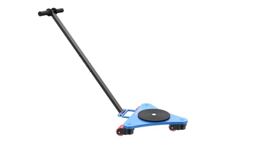 Amarite Machine Skates - Heavy Duty 2t Machinery Skates with 4400lbs Capacity and 3 Swivel Rollers for Warehouse and Workshop Transport - Machine Skate and Equipment Dolly Skate