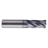 High Performance Solid Carbide Corner Radius End Mill - AlTiN Coated, Variable Helix- .040" Corner Radius, 4 Flute, 3/4" Cutting Diameter, 3/4" Shank Diameter, 1-3/4" Length of Cut, 4" Overall Length