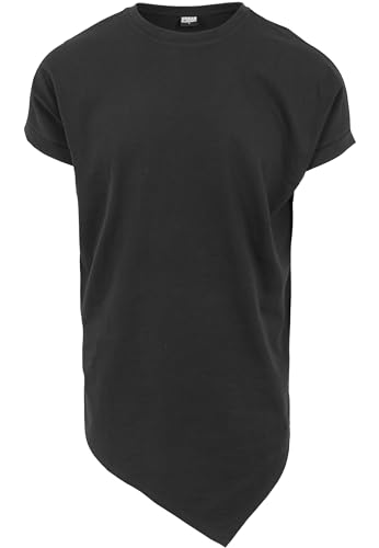 Urban Classics - ASYMETRIC Long Tee black - XXL