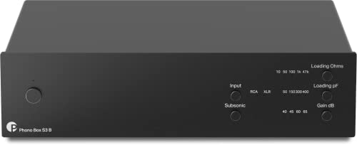 Pro-Ject Phono Box S3 B Balanced Phono Preamplifier (Black)