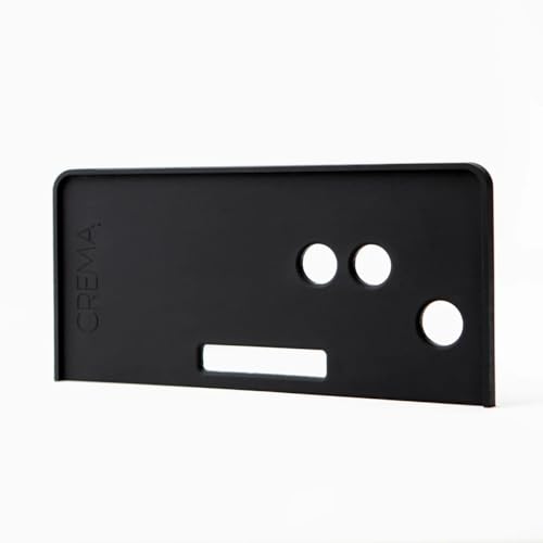 Crema Coffee Products Tamping Mat for Barista Express |Non-Slip Silicone Protection for Countertops & Portafilters|Precision Fit with Drip Tray & Vent Holes|Easy to Clean,Durable Espresso Tamping Pad