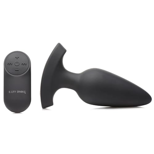 Laser Projection - Fuck Me, Butt Plug Light LED Buttplug Asshole Sex Toy for Men Women, Light Up Silicone Anal Plug with Remote Control, Analplug with LED Light - USA Made
