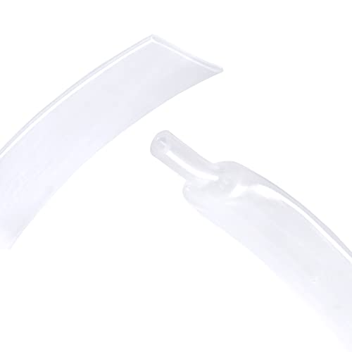 Sonoreboom 4:1 Clear Adhesive Lined Heat Shrink Tubing 1/2 inch - 16 feet Double Wall Shrink Tubes for Insulation Protection and Wear Resistance