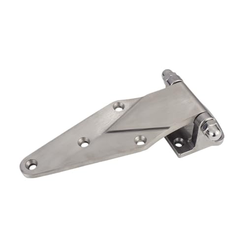 1pc Stainless/Alloy Cold Storage Door Hinges Freezer Oven Cabinet Warehouse Gate Hinge Mechanical Equipment Hardware(304 Stainless Steel,6 Inch-H 35mm)