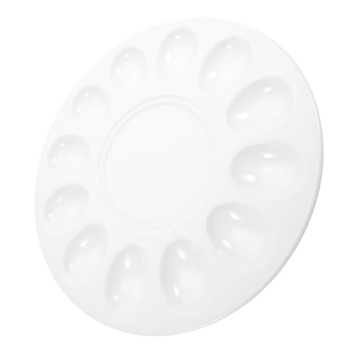 STOBAZA 1Pc Melamine Storage Plate Decorative Shrimp Paste Plate Elegant Tableware for Home Use Dishwasher Safe for Meatballs and Appetizers for Dining Rooms
