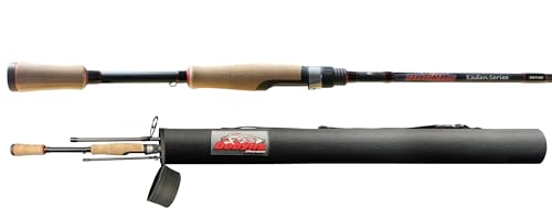 Dobyns Rods Kaden Travel Spinning / 7'1" / 3 PC / 6-12 LB LINE Weight / 1/8-1/2 OZ Lure Weight/Medium/Light Fast Action/Cork-Split Handle