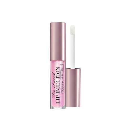 Too Faced Lip Injection Maximum Plump Extra Strength Lip Plumper Gloss | Hydrating + Plumping, Travel Size, 0.1 Fl Oz, Original
