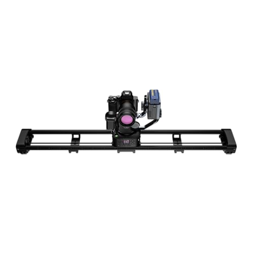 ZEAPON AXIS 80 Pro AXIS Multi-axis Motorized Camera Slider, 31''/ 80cm Professional DSLR Dolly Carbon Fiber Electric Track, Pan Heads for 360° Panoramic Time-Lapse Follow Focus Photography