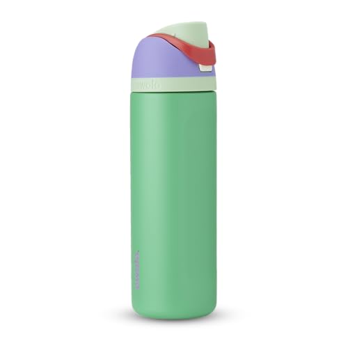 Owala Disney Princess FreeSip Insulated Stainless Steel Water Bottle with Straw for Sports and Travel, BPA-Free Sports Water Bottle, 24 oz, Ariel