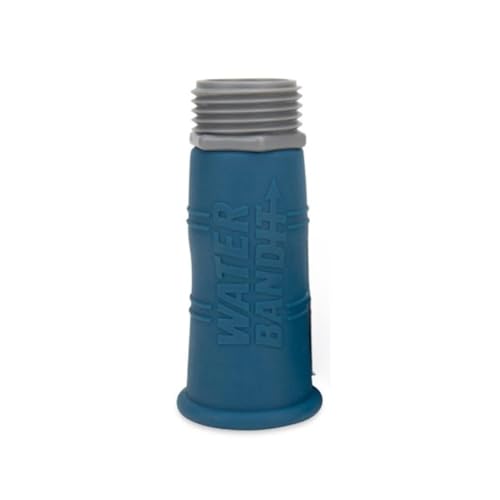 Camco Water Bandit - Easily Connect Your RV Water Hose to Damaged or Stripped Faucet Threads or Faucets without Thread - Features a Highly Flexible Silicone-Polymer Sleeve (22484)