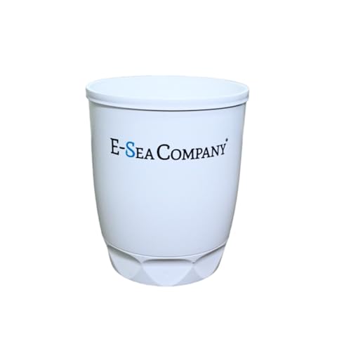 E-Sea Company: E-Sea Cup Original-(White). Heavy-Duty Suction Mounted Cup Holder. Perfect for Boats, Paddle Boards, and More!