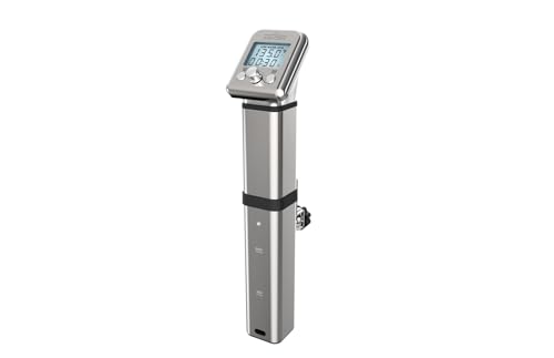 All-Clad EH800D51 Sous Vide Professional Immersion Circulator Slow Cooker with Digital Display for Precise Cooking Results, Silver