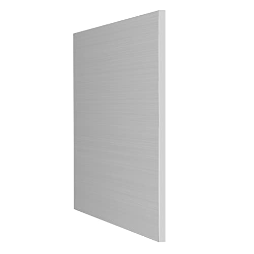 6061-T6 Aluminum Sheet 8x12x1/2 Inch Thickness Durable Aluminum Plate, Thick Metal Aluminum Sheet Covered with Protective Film for Industry, DIY