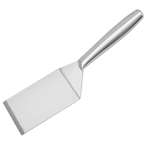 TOPPERFUN Stainless Steel Steak Spatula Scalding Cooking Shovel for Frying Turning Comfortable Handle Non Stick Design Easy to Clean Kitchen Supply