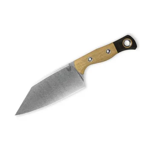 Benchmade - 4010 Station Knife, Fixed Blade Kitchen Knife, Professional Cutlery, Farm to Table with Sheath (4010-02)