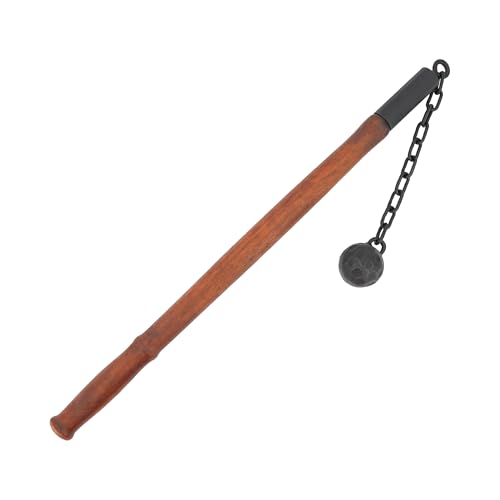Late Medieval Flail Battle Armor Flail Ball and Chain Decorative Weapon Armor Costume Medieval Warrior Collectible Flail (Single Ball Flail)
