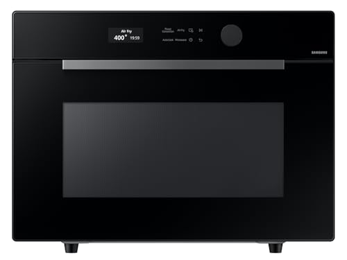 SAMSUNG 1.2 cu. ft. Countertop Convection Microwave with Air Fry, Black Glass, MC12DB8700CKAA