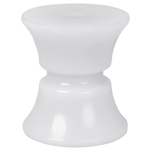 White Water Marine - Delrin Anchor Roller Replacement Wheel – 3" Diameter x 3-3/8" Width – White – Fits Standard Boat Anchor Mounts, Bow Rollers, Windlass Systems – Low Friction 7564U