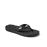 Reef womens Dreams Flip Flop, Black/Black, 9 US