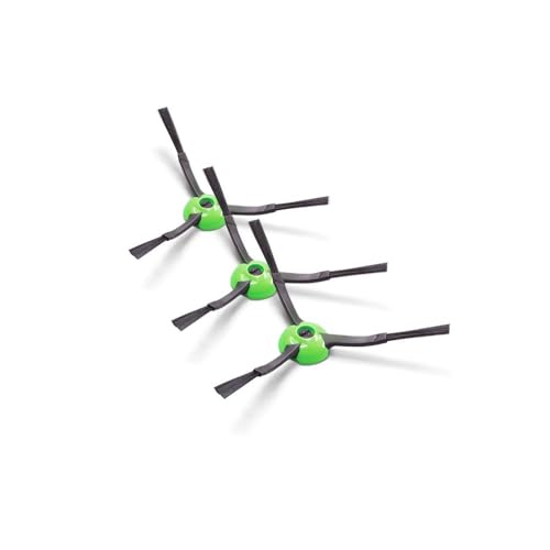 iRobot Roomba Authentic Replacement Parts - e, i, & j Series Edge-Sweeping Brush, 3 Count (Pack of 1),Green