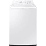 SAMSUNG WA40A3005WPR White Top Load HE Washer/Dryer Pair