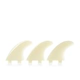 FCS M7 Natural Glass Flex Tri Set Fin Large Large