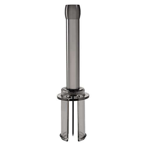 Cork Genius Air Pump Wine Opener - Manual Air Pressure Wine Bottle Opener - Liquor Cork Remover with Long Needle - Durable, Portable Wine Accessory for Travel and Wine Lovers, Gray