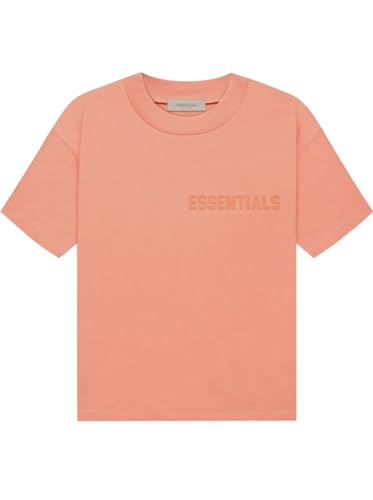 ESSENTIALS FEAR OF GOD T-Shirt (Oversized) SS9 (US, Alpha, Medium, Regular, Regular, Coral)