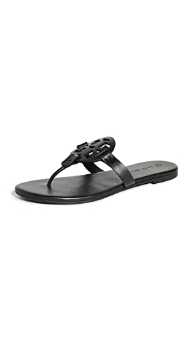 Tory Burch Women's Miller Thong Sandals, Perfect Black, 9 Medium US