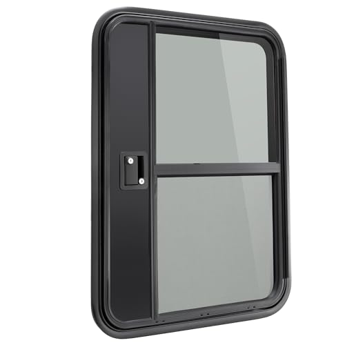 RecPro Trailer Black Tear Drop Entry Door (Driver Side Door Only)