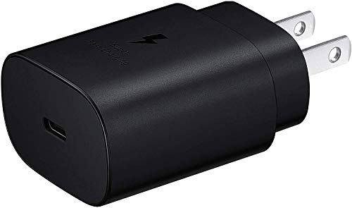Adaptive Fast Charger 25W USB-C Super Fast Charging Wall Charger for Xiaomi Pocophone F1 (USB-C Cable is NOT Included) - Black (US Version with Warranty)