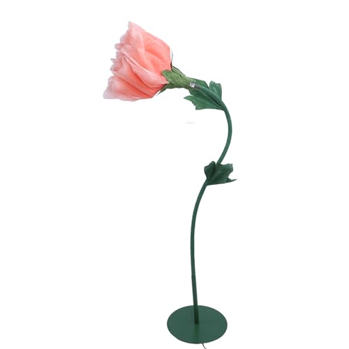 LOUYTW Electric Artificial Flower Automatic Opening Closing Electric Openable Flower Decoration for Wedding Party Decor Plug 100‑240V