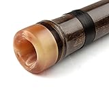 Separable Brown Vertical Bamboo Flute Key G Traditional Chinese Musical Instrument Woodwind Music Instrument Xiao