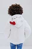 Hello Kitty Toddler Girls Cosplay Sherpa Jacket White/Red 3T